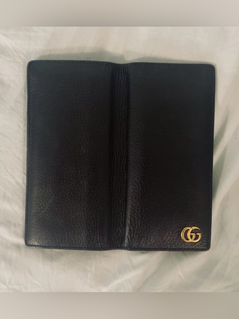 Gucci GG Marmont Leather Long Bi-fold GG Logo Wallet